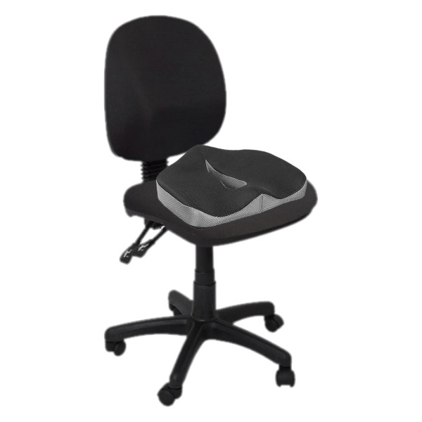 Ortopedyczna poduszka plastikowa końcowka odporna na nacisk ergonomiczna czarny pianka z efektem pamięci - obrazek 6