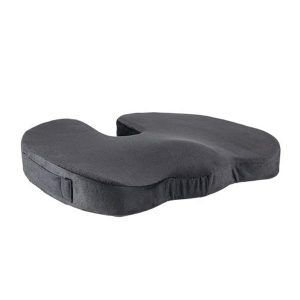 Ortopedyczna poduszka plastikowa końcowka odporna na nacisk ergonomiczna czarny pianka z efektem pamięci