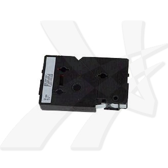 Brother oryginalny taśma do drukarek etykiet Brother TX211 czarny druk biały podkład laminowane 8m 6mm