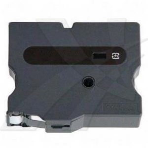 Brother oryginalny taśma do drukarek etykiet Brother TX 611 czarny druk żołty podkład laminowane 8m 6mm