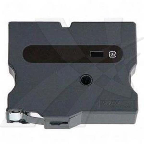 Brother oryginalny taśma do drukarek etykiet Brother TX 611 czarny druk żołty podkład laminowane 8m 6mm