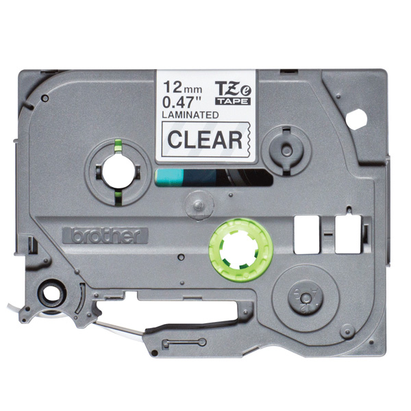 Brother oryginalny taśma do drukarek etykiet Brother TZE 131S czarny druk przezroczysty podkład laminowane 4m 12mm - obrazek 2
