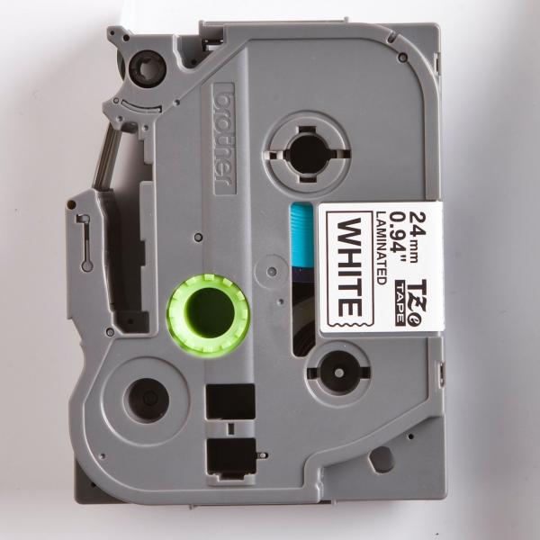 Brother oryginalny taśma do drukarek etykiet Brother TZE 251 czarny druk biały podkład laminowane 8m 24mm - obrazek 2