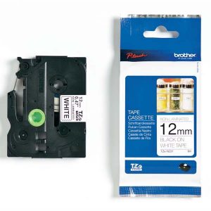 Brother oryginalny taśma do drukarek etykiet Brother TZE N231 czarny druk biały podkład nielaminowany 8m 12mm