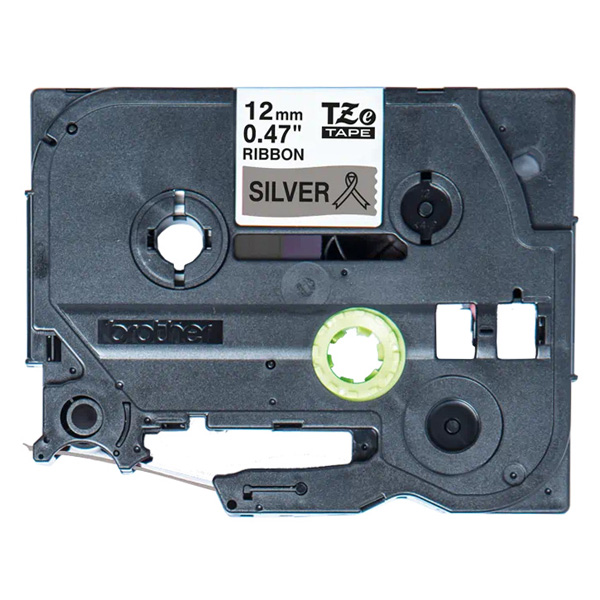 Brother oryginalny taśma do drukarek etykiet Brother TZE R931 czarny druk srebrny podkład tekstylny 4m 12mm - obrazek 2