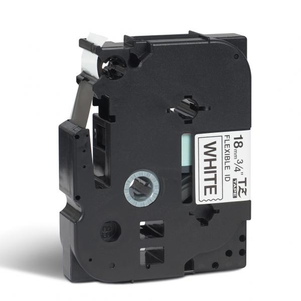 Brother oryginalny taśma do drukarek etykiet Brother TZEFX241 czarny druk biały podkład laminowane 8m 18mm flexibilni - obrazek 2