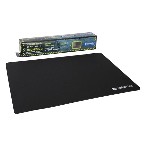 Podkładka pod mysz GP 700 Thor do gry czarna 35.0x26.0cm Defender - obrazek 4