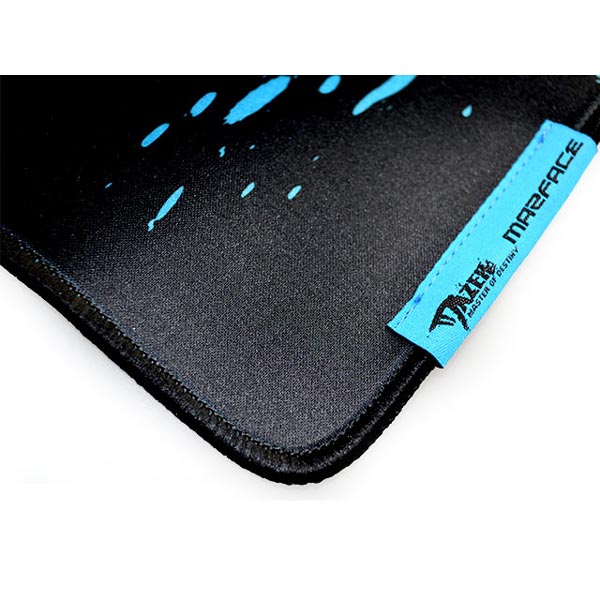 Podkładka pod mysz Mazer Marface M do gry czarno niebieski 36.5x26.5cm E blue - obrazek 6