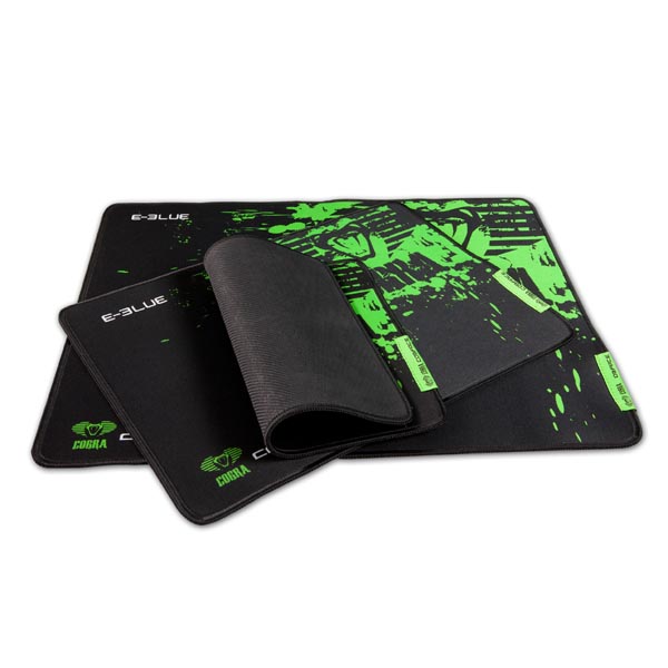 Podkładka pod mysz Cobra S do gry czarno zielona 28x22.5cm E blue - obrazek 4