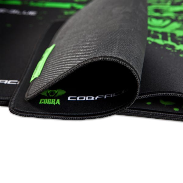 Podkładka pod mysz Cobra S do gry czarno zielona 28x22.5cm E blue - obrazek 5