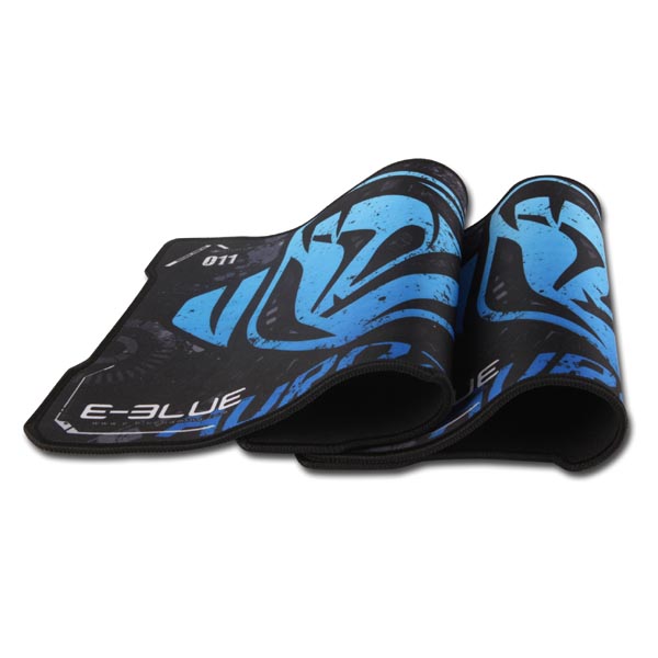 Podkładka pod mysz Auroza do gry czarno niebieski 36.5x26.5 cm E blue - obrazek 4
