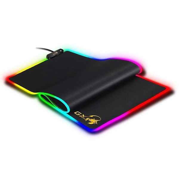 Podkładka pod mysz GX Pad 800S RGB do gry czarna 800300 mm 3 mm Genius podświetlona