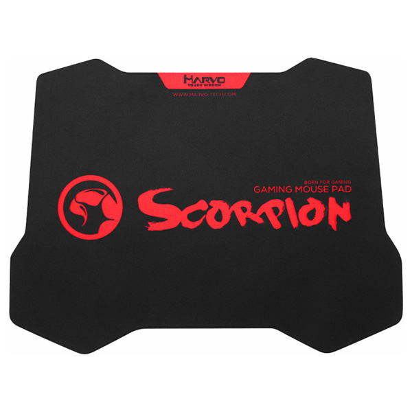 Podkładka pod mysz G38 do gry czarno czerwona 300 x 230 x 3 mm 3 mm Marvo