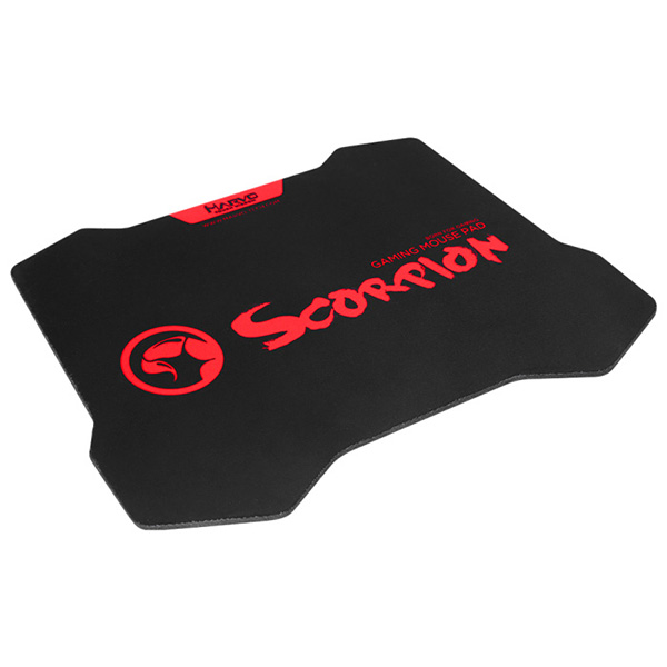 Podkładka pod mysz G38 do gry czarno czerwona 300 x 230 x 3 mm 3 mm Marvo - obrazek 2