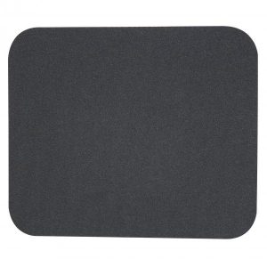 Podkładka pod mysz miękka czarna 22x18x03 cm
