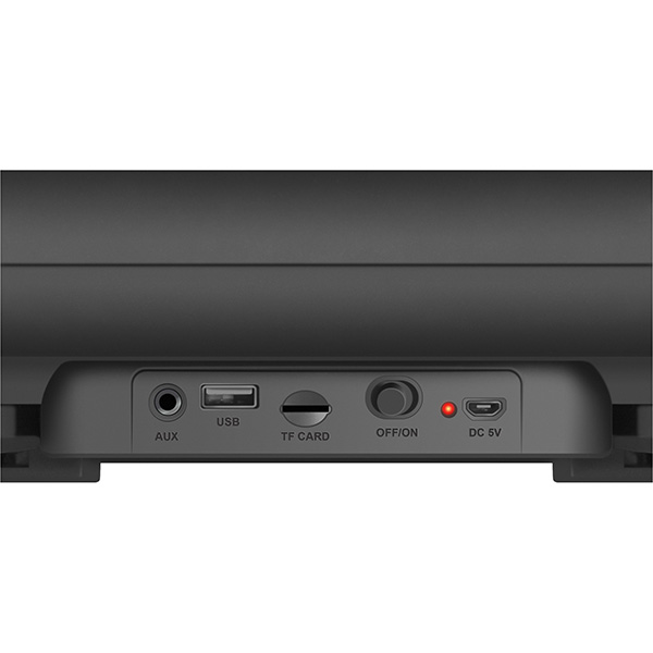 Defender głośnik G104 Li Ion 2.0 12W czarny regulacja głośności LED BT 5.0 TWS FM MicroSD 70Hz18kHz - obrazek 2