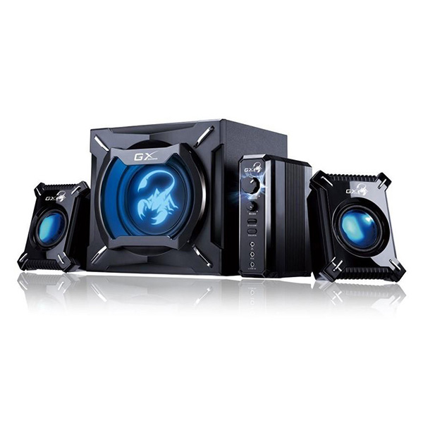Genius głośniki GX GAMING SW G2.1 2000 2.1 45W czarne regulacja głośności 35 mm jack USB