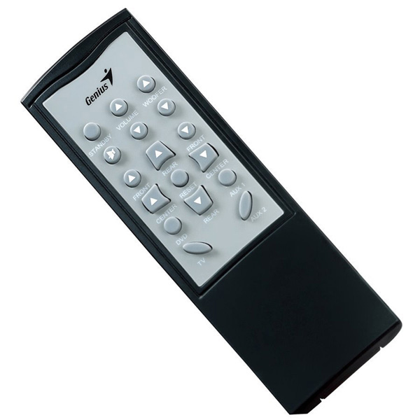 Genius głośniki SW HF 5.1 6000 v2 5.1 200W brązowo czarny zdalne sterowanie kino domowe 35 mm jack 40Hz20kHz - obrazek 4