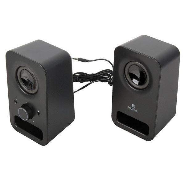 Logitech głośniki Z150 2.0 3W czarne regulacja głośności przenośne 150Hz 20kHz - obrazek 2