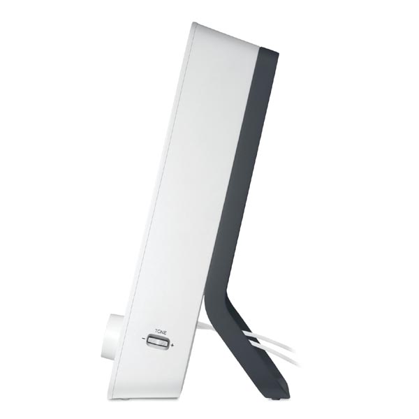 Logitech głośniki Z200 SNOW WHITE 2.0 10W białe regulacja głośności - obrazek 3