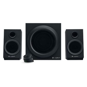 Logitech głośniki Z333 2.1 40W czarne kontroler silne basy