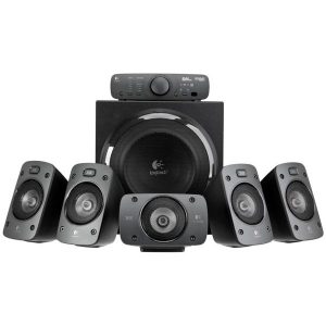 Logitech głośniki Z906 Digital 5.1 500W czarne zdalne sterowanie silne basy Subwoofer 165W