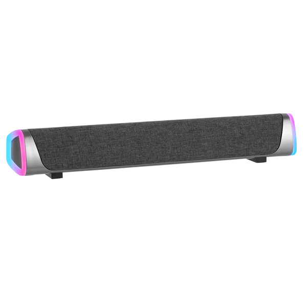 Marvo Soundbar SG 014BT 2.0 6W czarne regulacja głośności do gry 35 mm jack USB 250Hz 20kHz podświetlenie - obrazek 5