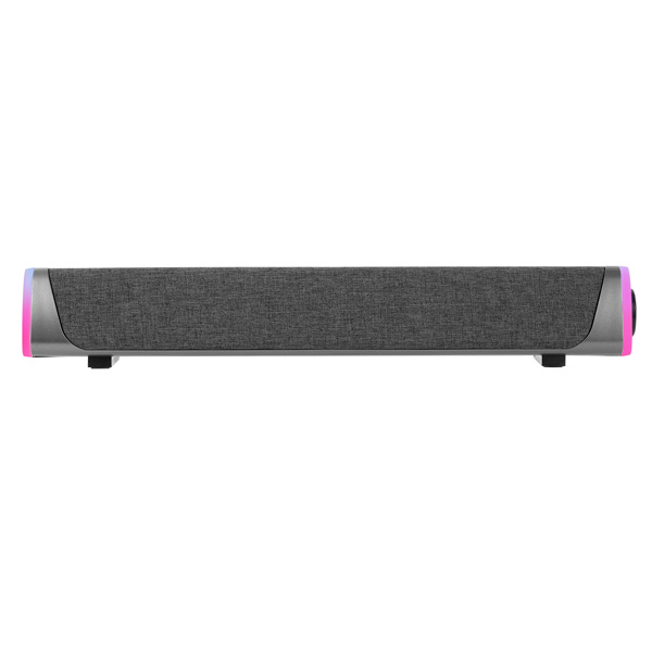 Marvo Soundbar SG 014BT 2.0 6W czarne regulacja głośności do gry 35 mm jack USB 250Hz 20kHz podświetlenie - obrazek 6