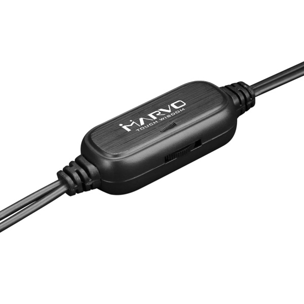 Marvo głośniki SG 118 2.0 6W czarne regulacja głośności do gry 150Hz 20kHz RGB - obrazek 5