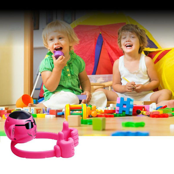 Promate Głośnik bluetooth Ape Li Ion 1.0 3W rożowy dla dzieci uchwyt na telefon - obrazek 5