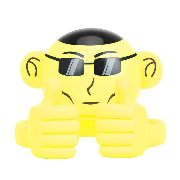 Promate Głośnik bluetooth Ape Li Ion 1.0 3W żołty dla dzieci uchwyt na telefon