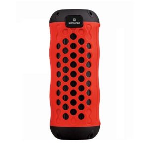 SWISSTEN Głośnik bluetooth X BOOM 10W czerwony regulacja głośności odporność na wodę IPX5