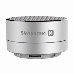 SWISSTEN Głośnik bluetooth i METAL 3W srebrny regulacja głośności metalowy