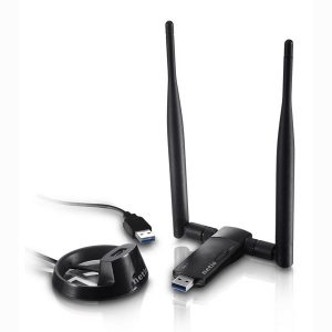 NETIS USB klient WF2190 2.4GHz i 5GHz IPv6 1200Mbps zewnętrzna USB antena 802.11ac stojak w zestawie