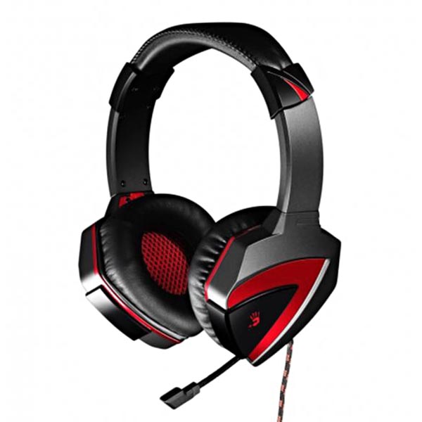 A4Tech G501 słuchawki z mikrofonem regulacja głośności czarna 7.1 virtual słuchawki USB