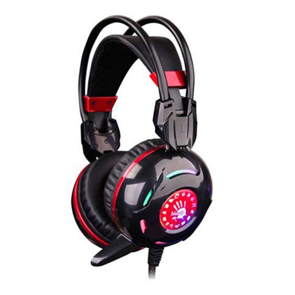 A4Tech G300 słuchawki z mikrofonem czarna 2x 3.5 mm jack + USB