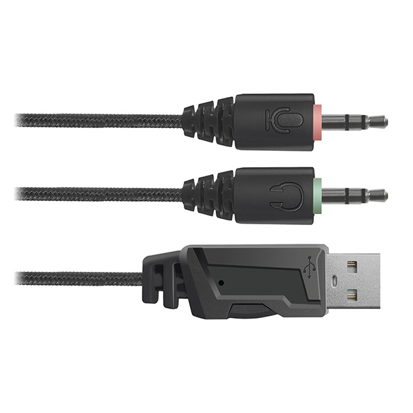 Defender Stellar Gaming Headset słuchawki z mikrofonem regulacja głośności czarna 2.0 50 mm przetworniki typ 2x 3.5 mm jack - obrazek 7