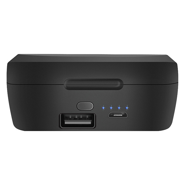 Defender Twins 639 słuchawki z mikrofonem bez regulacji głośności na przewodzie czarna douszne BT 5.0 TWS etui z ładowarką - obrazek 3