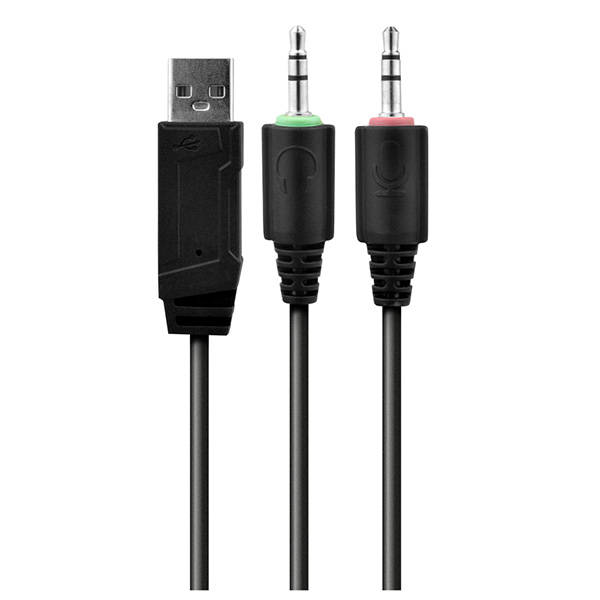 Defender Warhead G 390 LED Gaming Headset słuchawki z mikrofonem regulacja głośności czarno niebieski 2.0 40 mm przetworniki - obrazek 6