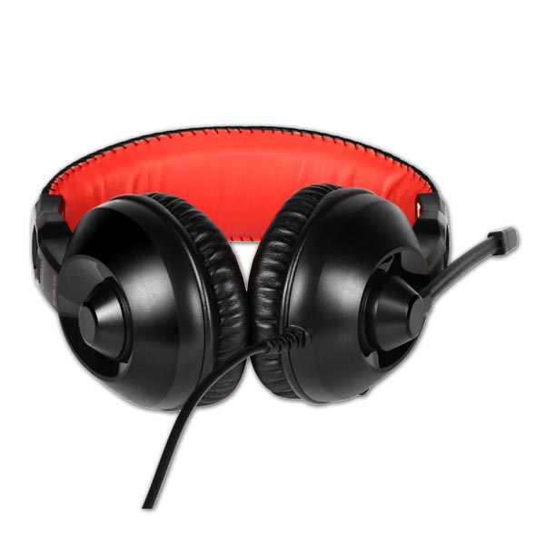 E blue Conqueror I. słuchawki z mikrofonem regulacja głośności czarna 2x 3.5 mm jack - obrazek 3