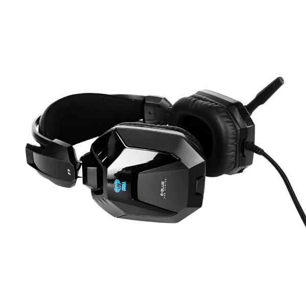 E blue Cobra H 948 Gaming Headset słuchawki z mikrofonem czarna 2x 3.5 mm jack - obrazek 2