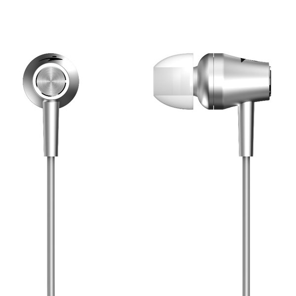 Genius HS M360 słuchawki bez regulacji głośności na przewodzie srebrne douszne typ 3.5 mm jack