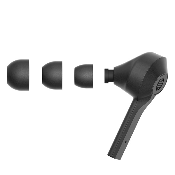 HP Wireless Earbuds G2 mikrofon zmiana utworu czarna 2.0 etui z ładowarką sport typ Pop Up funkce - obrazek 3