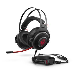 HP OMEN by HP 800 słuchawki z mikrofonem regulacja głośności czarna do gry typ 3.5 mm jack + rozdvojka