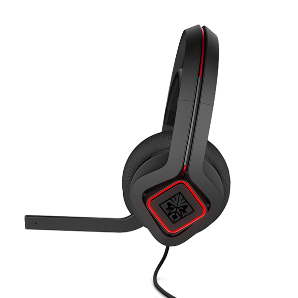 HP Mindframe Prime OMEN słuchawki z mikrofonem regulacja głośności czarna 7.1 virtual technologia pasywnego chłodzenia do - obrazek 3