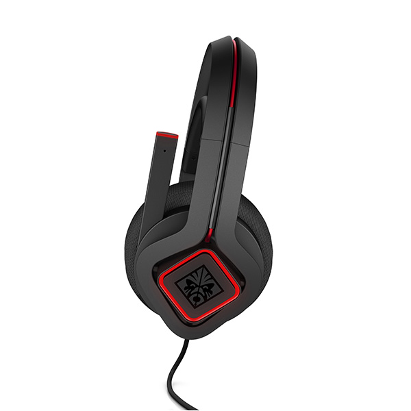 HP Mindframe Prime OMEN słuchawki z mikrofonem regulacja głośności czarna 7.1 virtual technologia pasywnego chłodzenia do - obrazek 4