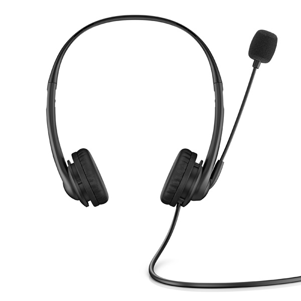 HP G2 słuchawki z mikrofonem regulacja głośności czarna klasyczna typ USB - obrazek 5