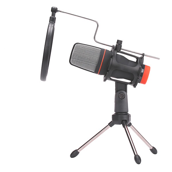 Marvo do streamowania mikrofon MIC 02 bez regulacji głośności czarny ze statywem - obrazek 5