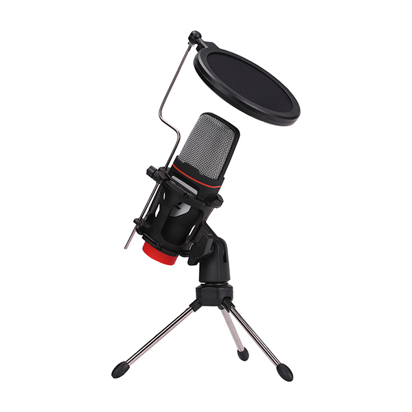 Marvo do streamowania mikrofon MIC 02 bez regulacji głośności czarny ze statywem - obrazek 6