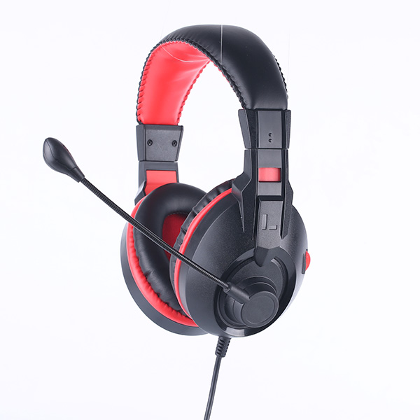 Marvo H8321S słuchawki z mikrofonem regulacja głośności czarna 2 x 3.5 mm Jack